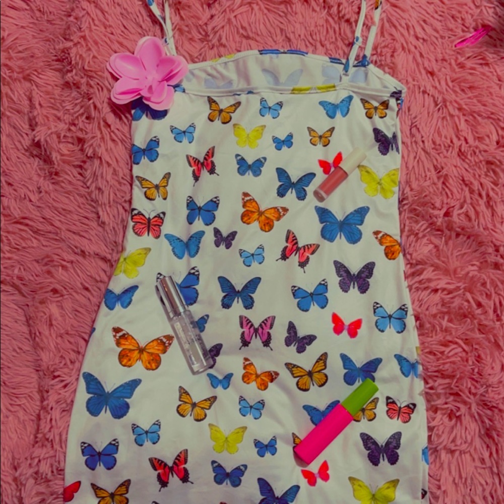 Butterfly spring dress summer aesthetic